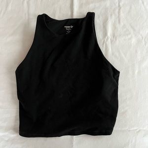 Black workout top